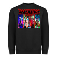 Black THE SPAZMATICS TOUR 2019 2020 FRONT Heavyweight Sweatshirt - longCreatives
