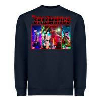Navy THE SPAZMATICS TOUR 2019 2020 FRONT Heavyweight Sweatshirt - longCreatives