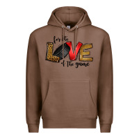 Chestnut for the love of the game ice hockey Premium Hoodie - Jasminsmagicworld