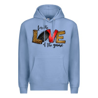 Colony Blue for the love of the game ice hockey Premium Hoodie - Jasminsmagicworld