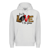 Dove Grey for the love of the game ice hockey Premium Hoodie - Jasminsmagicworld