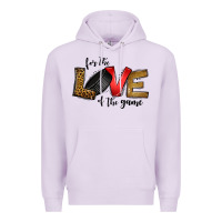 Lilac for the love of the game ice hockey Premium Hoodie - Jasminsmagicworld