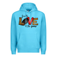 Ocean Blue for the love of the game ice hockey Premium Hoodie - Jasminsmagicworld