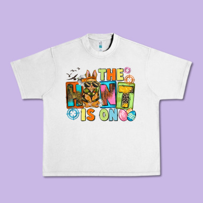 The Hunt Is On Easter Day Urban Heavy Tee Designed By Cowgirlartshop