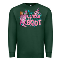 Sports Green give the cancer boot Premium Sweatshirt - AdoDesignShop