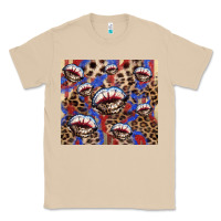 Mushroom American flag lips leopard  tumbler Classic Tee - HowdyJamesFarm