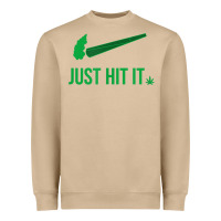 Mushroom Just Hit It  Cannabis Smoker Heavyweight Sweatshirt - longCreatives