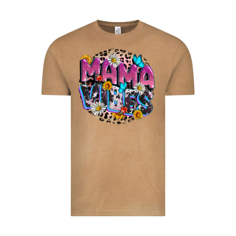 Mama Vibes Mother's Day Vintage Tee by CowGirlArtShop | Teevron