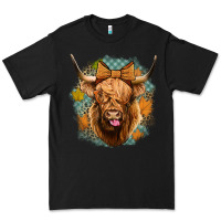 Black fall highland cow Premium Tee - Jasminsmagicworld