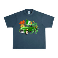 Midnight Navy Western St. Patrick's Day truck Urban Heavy Tee - CowGirlArtShop