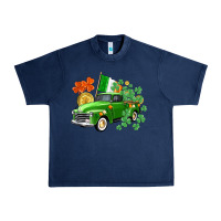 Navy Western St. Patrick's Day truck Urban Heavy Tee - CowGirlArtShop