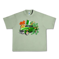 Oil Green Western St. Patrick's Day truck Urban Heavy Tee - CowGirlArtShop