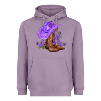 Lavender purple cowgirl  and roses Heavyweight Hoodie - AdoDesignShop
