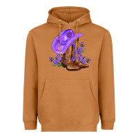 Meerkat purple cowgirl  and roses Heavyweight Hoodie - AdoDesignShop