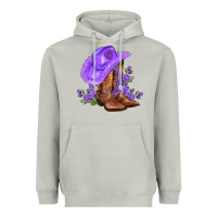 Moon Dust purple cowgirl  and roses Heavyweight Hoodie - AdoDesignShop