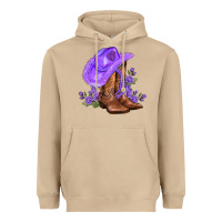 Mushroom purple cowgirl  and roses Heavyweight Hoodie - AdoDesignShop