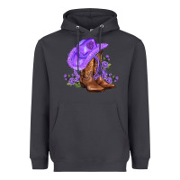 Smoke purple cowgirl  and roses Heavyweight Hoodie - AdoDesignShop