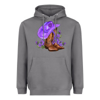 Storm purple cowgirl  and roses Heavyweight Hoodie - AdoDesignShop