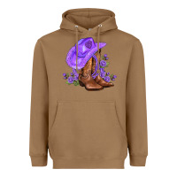 Toasted Coconut purple cowgirl  and roses Heavyweight Hoodie - AdoDesignShop
