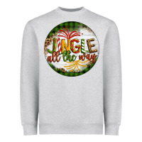 Heather Grey Christmas Jingle Heavyweight Sweatshirt - Artiststas