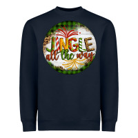 Navy Christmas Jingle Heavyweight Sweatshirt - Artiststas