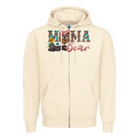 Sandshell mama bear with mama and baby Zipper Hoodie - Artiststas