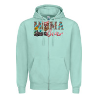 Seafoam mama bear with mama and baby Zipper Hoodie - Artiststas