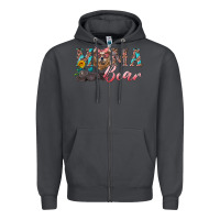 Smoke mama bear with mama and baby Zipper Hoodie - Artiststas