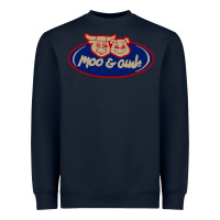 Navy Moo and Oink Chicago Heavyweight Sweatshirt - longCreatives
