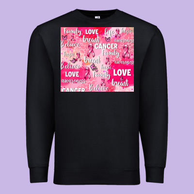 Breast Cancer Awareness Pink Premium Sweatshirt Designed By Adodesignshop
