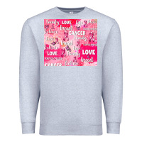 Heather Grey breast cancer awareness pink Premium Sweatshirt - AdoDesignShop