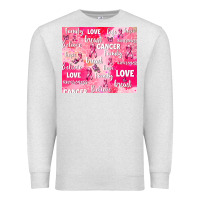 Oatmeal Heather breast cancer awareness pink Premium Sweatshirt - AdoDesignShop