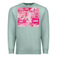 Seafoam breast cancer awareness pink Premium Sweatshirt - AdoDesignShop