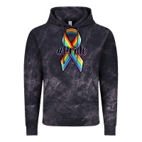 Cloud Black pride lgbtq awareness ribbon Vintage Hoodie - OliviaCreatesArt