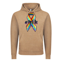 Vintage Coffee pride lgbtq awareness ribbon Vintage Hoodie - OliviaCreatesArt