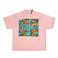 Salmon western nana Urban Heavy Tee - RanaPortraitStore