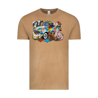 Vintage Camel Autism truck with farm animals Vintage Tee - CowGirlArtShop