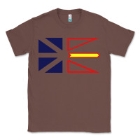 Chestnut Newfoundland and Labrador Flag - 3 Color Classic Tee - longCreatives