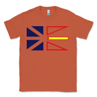 Copper Newfoundland and Labrador Flag - 3 Color Classic Tee - longCreatives