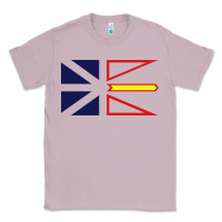 Lilac Newfoundland and Labrador Flag - 3 Color Classic Tee - longCreatives