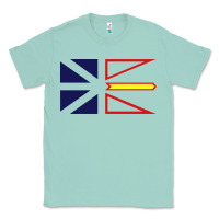 Seafoam Newfoundland and Labrador Flag - 3 Color Classic Tee - longCreatives