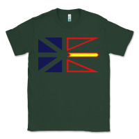 Sports Green Newfoundland and Labrador Flag - 3 Color Classic Tee - longCreatives