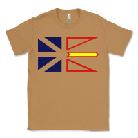 Toasted Coconut Newfoundland and Labrador Flag - 3 Color Classic Tee - longCreatives