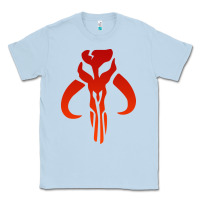 Dusty Blue Mando Mythosaur Skull Sticker Classic Tee - longCreatives