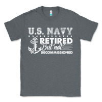 Charcoal Heather US Navy Retired Shirt Classic Tee - longCreatives