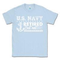 Dusty Blue US Navy Retired Shirt Classic Tee - longCreatives