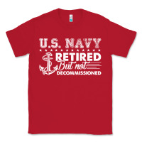 Red US Navy Retired Shirt Classic Tee - longCreatives
