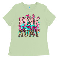 The Pink Is For My Aunt Cancer Awareness Ladies Tee | Teevron