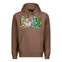 Chestnut Love Santa Premium Hoodie - CowhideDigitalArt