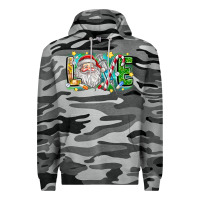 Slate Camo Love Santa Premium Hoodie - CowhideDigitalArt